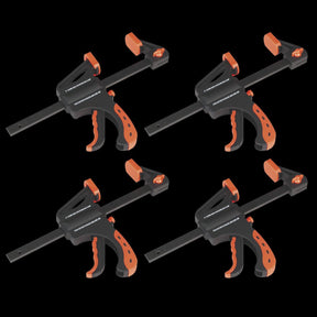 Sealey AK61014 Ratchet Bar Clamp 150mm 4pc Set - AK61014 - Sealey Tools UK - Trade Counter Direct