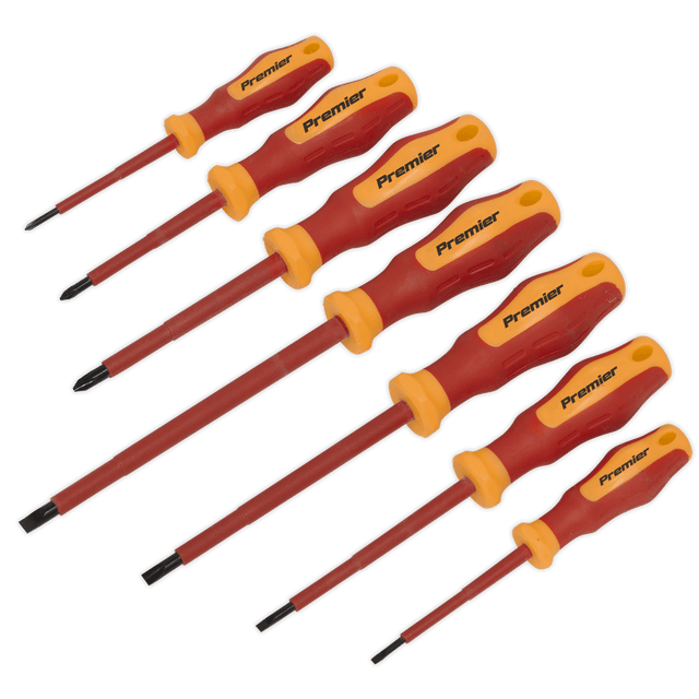Sealey AK6125 Screwdriver Set 7pc VDE Approved - AK6125 - Sealey Tools UK - Trade Counter Direct