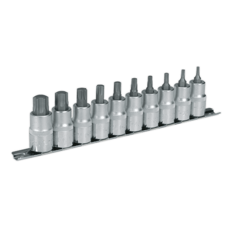Sealey AK6208 TRX - Star* Socket Bit Set 10pc 1/2"Sq Drive - AK6208 - Sealey Tools UK - Trade Counter Direct