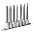 Sealey AK6212 Ball - End Hex Socket Bit Set 7pc Metric 3/8"Sq Drive 100mm - AK6212 - Sealey Tools UK - Trade Counter Direct