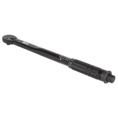Sealey AK623B Micrometer Torque Wrench 3/8"Sq Drive Calibrated Black Series - AK623B - Sealey Tools UK - Trade Counter Direct