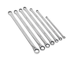 Sealey AK6311 Double End Ring Spanner Set 7pc Extra - Long Metric - Extra - Long - SLY-10669 - Sealey Tools UK - Trade Counter Direct