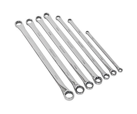 Sealey AK6311 Double End Ring Spanner Set 7pc Extra - Long Metric - Extra - Long - SLY-10669 - Sealey Tools UK - Trade Counter Direct