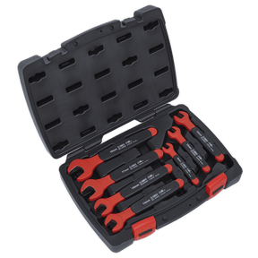 Sealey AK63171 Insulated Open - End Spanner Set 7pc VDE Approved - AK63171 - Sealey Tools UK - Trade Counter Direct