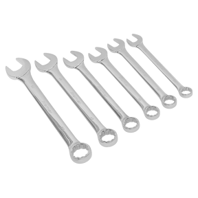 Sealey AK6324 Combination Spanner Set 6pc Super Jumbo Metric - AK6324 - Sealey Tools UK - Trade Counter Direct