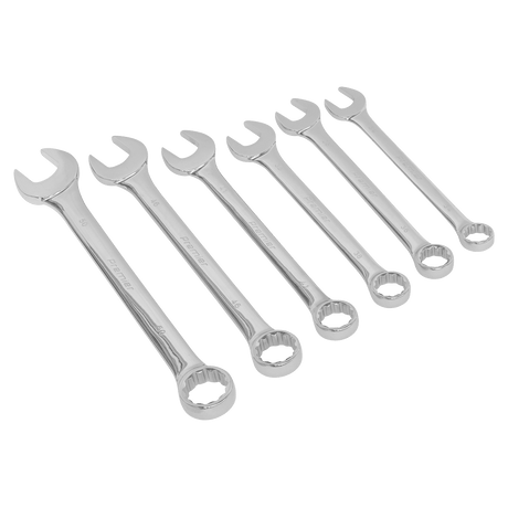 Sealey AK6324 Combination Spanner Set 6pc Super Jumbo Metric - AK6324 - Sealey Tools UK - Trade Counter Direct