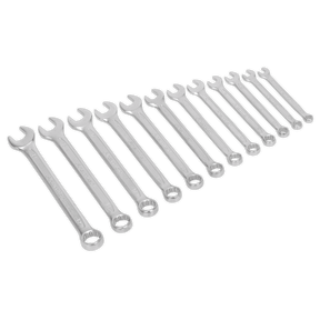 Sealey AK6325 Combination Spanner Set 12pc Cold Stamped Metric - AK6325 - Sealey Tools UK - Trade Counter Direct