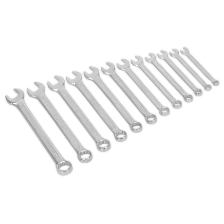 Sealey AK6325 Combination Spanner Set 12pc Cold Stamped Metric - AK6325 - Sealey Tools UK - Trade Counter Direct