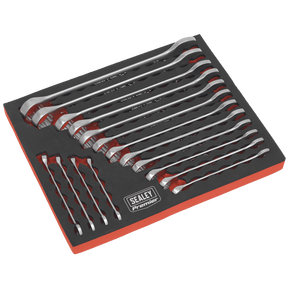 Sealey AK63255 Combination Spanner Set 16pc Metric - AK63255 - Sealey Tools UK - Trade Counter Direct