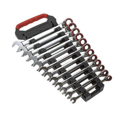 Sealey AK63944 Reversible Ratchet Combination Spanner Set 12pc Metric Platinum Series - AK63944 - Sealey Tools UK - Trade Counter Direct