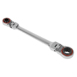 Sealey AK63947 Ratchet Ring Spanner 4 - in - 1 Flexi - Head Reversible Metric Platinum Series - AK63947 - Sealey Tools UK - Trade Counter Direct