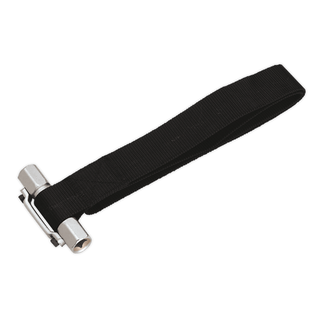 Sealey AK6403 Oil Filter Strap Wrench 3/8" & 1/2"Sq Drive 300mm Capacity - AK6403 - Sealey Tools UK - Trade Counter Direct