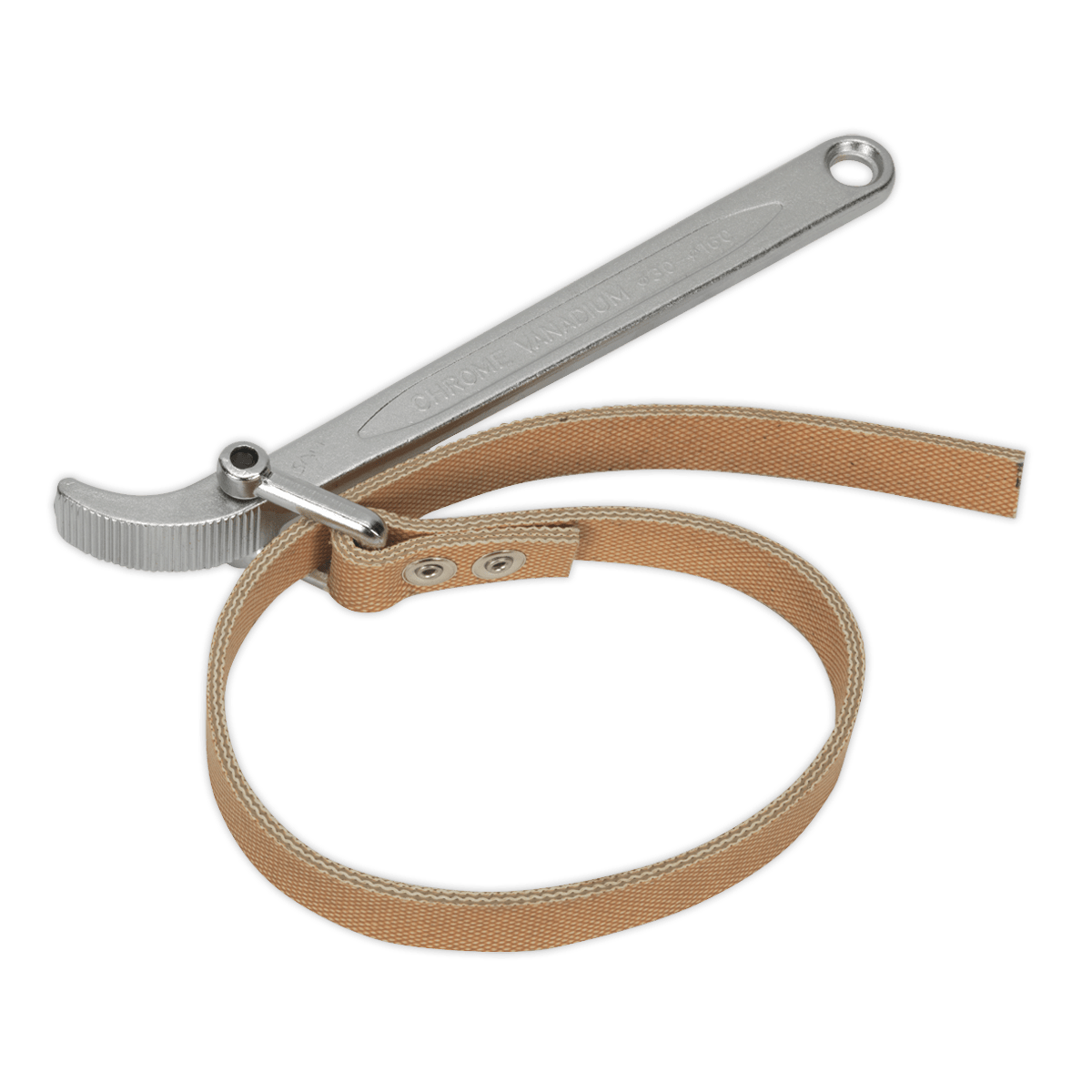 Sealey AK6404 Oil Filter Strap Wrench 60-140mm Capacity - AK6404 - Sealey Tools UK - Trade Counter Direct