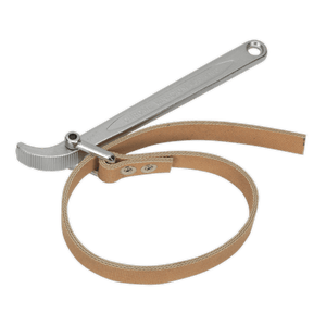Sealey AK6404 Oil Filter Strap Wrench 60-140mm Capacity - AK6404 - Sealey Tools UK - Trade Counter Direct
