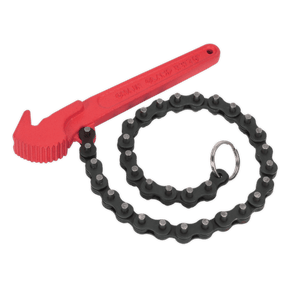Sealey AK6410 Oil Filter Chain Wrench 60-106mm Capacity - AK6410 - Sealey Tools UK - Trade Counter Direct