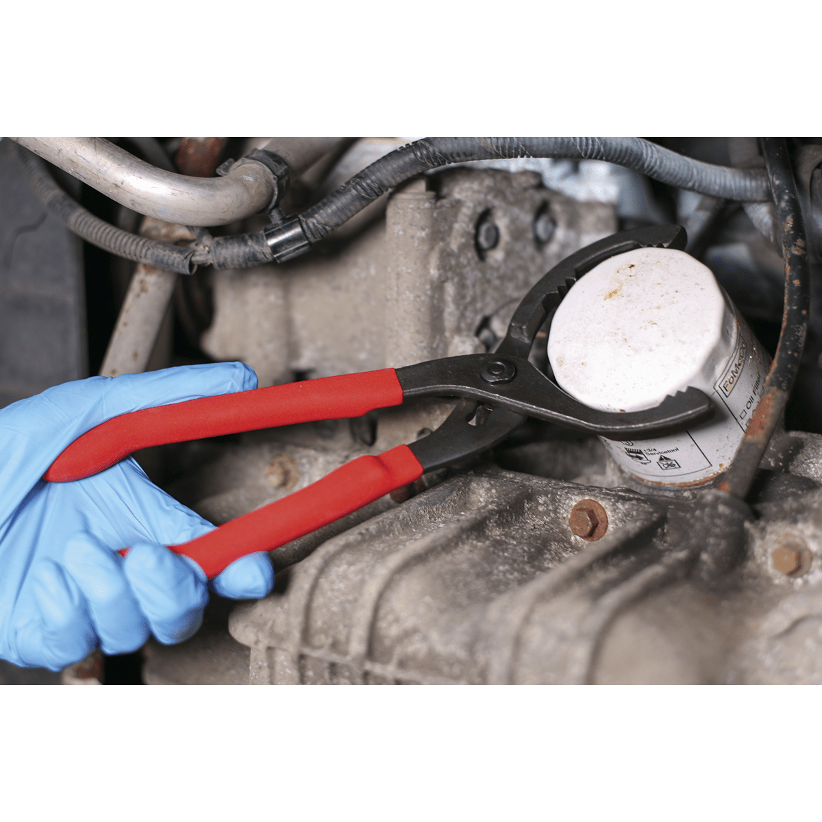 Sealey AK6412 Oil Filter Pliers 54-89mm Capacity - AK6412 - Sealey Tools UK - Trade Counter Direct