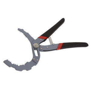Sealey AK6421 Premier Self-Adjusting Angled Oil Filter Pliers - AK6421 - Sealey Tools UK - Trade Counter Direct