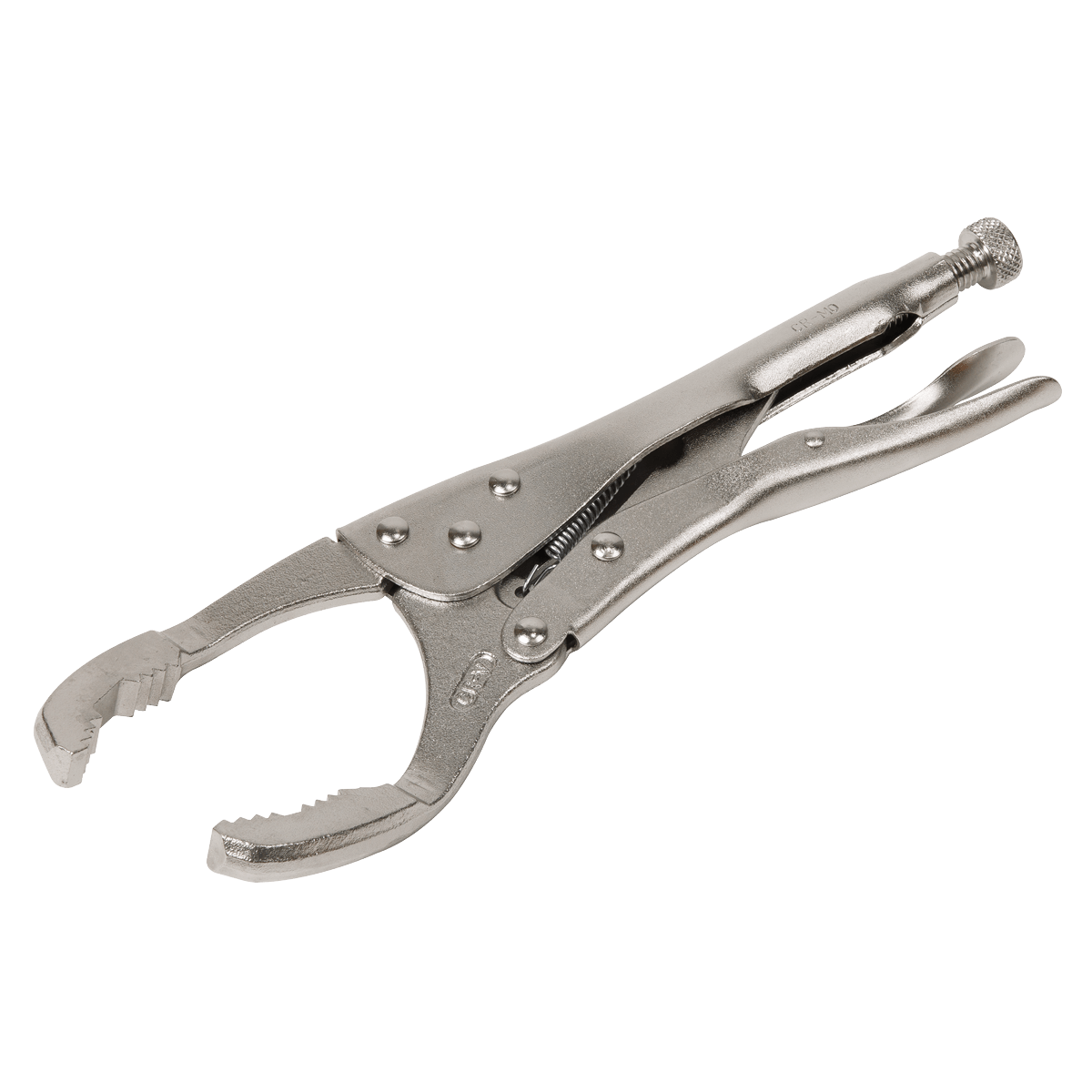 Sealey AK6423 Angled Oil Filter Locking Pliers 45-130mm Capacity - AK6423 - Sealey Tools UK - Trade Counter Direct