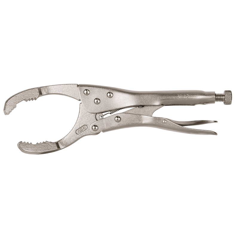Sealey AK6423 Angled Oil Filter Locking Pliers 45-130mm Capacity - AK6423 - Sealey Tools UK - Trade Counter Direct