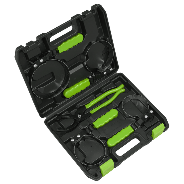 Sealey AK6424 Oil Filter Removal Kit 5pc - AK6424 - Sealey Tools UK - Trade Counter Direct