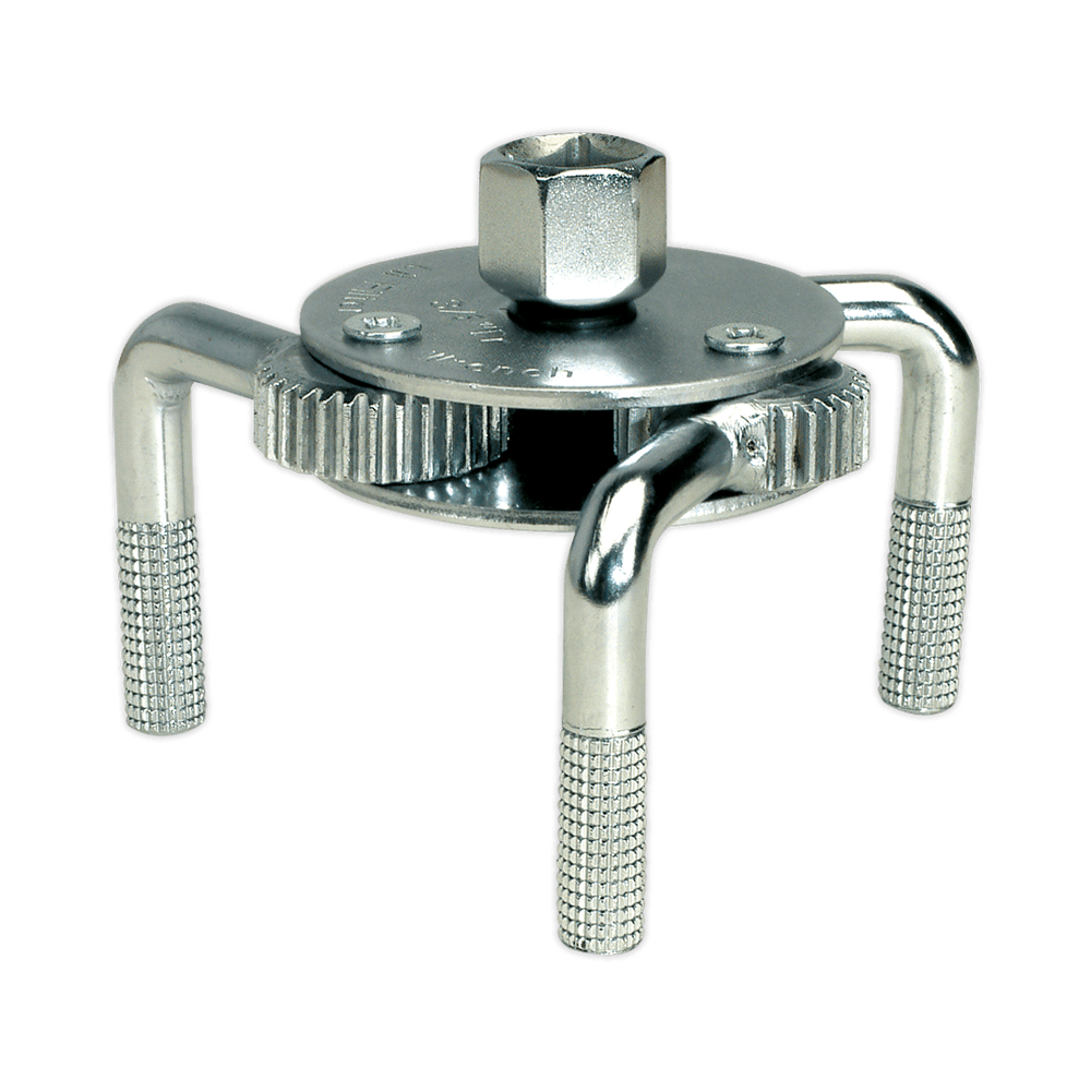 Sealey AK643 Oil Filter Claw Wrench 3/8" & 1/2"Sq Drive 65-110mm Capacity - AK643 - Sealey Tools UK - Trade Counter Direct