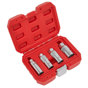 Sealey AK6556 Spark Plug Socket Set 3/8"Sq Drive 4pc - AK6556 - Sealey Tools UK - Trade Counter Direct