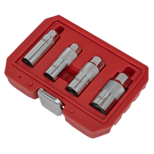 Sealey AK6556 Spark Plug Socket Set 3/8"Sq Drive 4pc - AK6556 - Sealey Tools UK - Trade Counter Direct