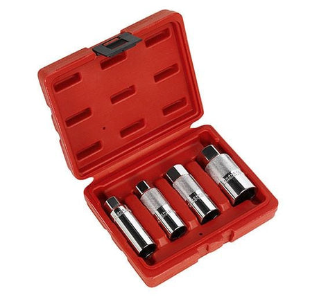 Sealey AK6556 Spark Plug Socket Set 4pc 3/8in Sq Drive - Engine - SLY-14095 - Sealey Tools UK - Trade Counter Direct