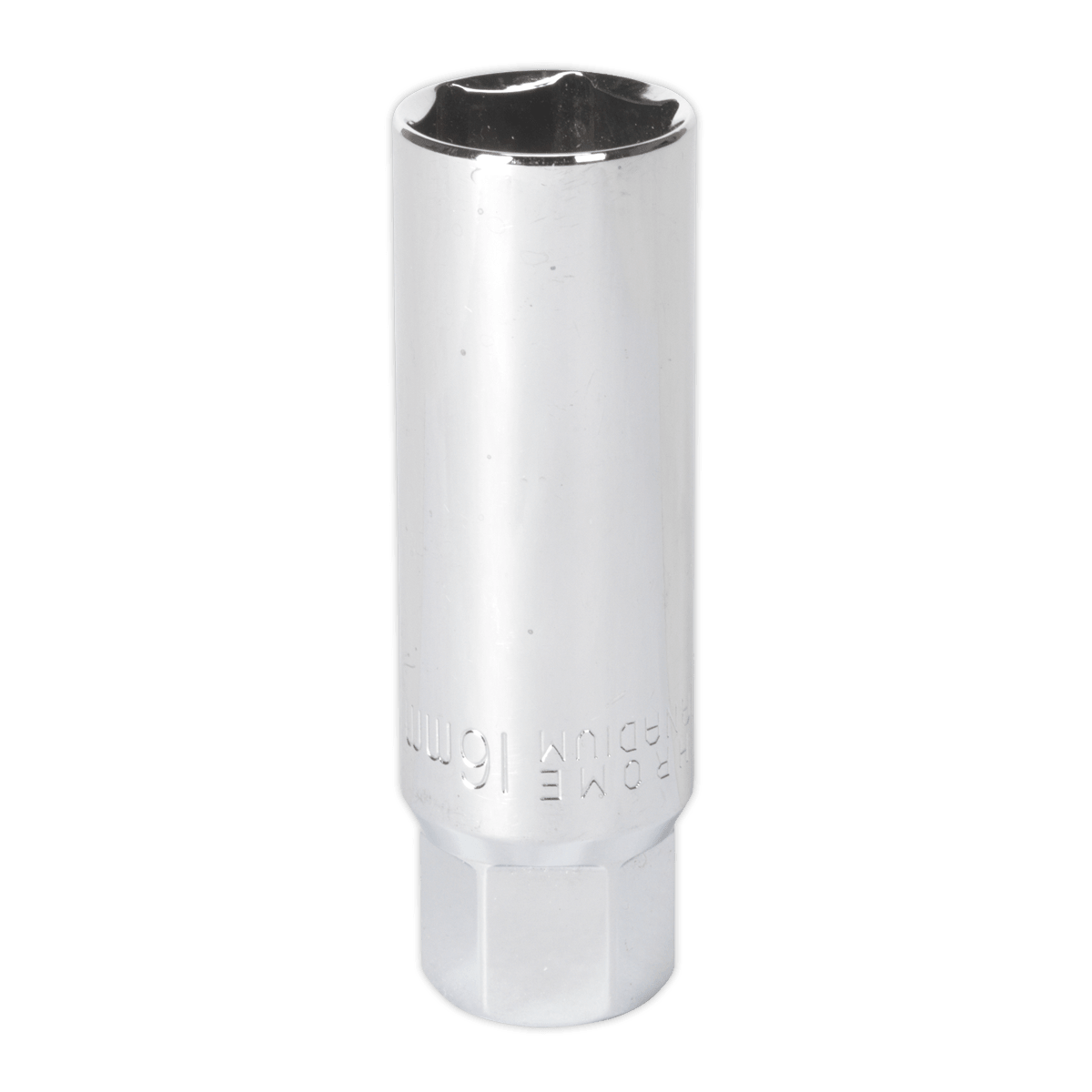 Sealey AK6557 Thin Wall Spark Plug Socket 3/8"Sq Drive 16mm - AK6557 - Sealey Tools UK - Trade Counter Direct