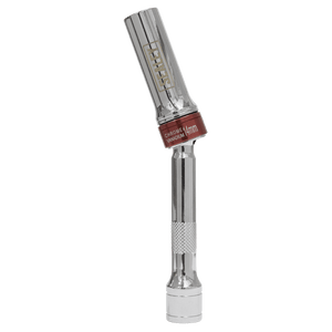 Sealey AK6570 Spark Plug Socket with Universal Joint 3/8"Sq Drive 12-Point 150 x 14mm - AK6570 - Sealey Tools UK - Trade Counter Direct