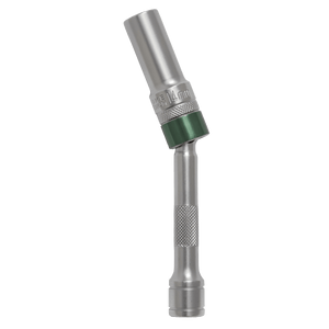 Sealey AK6570 Spark Plug Socket with Universal Joint 3/8"Sq Drive 12-Point 150 x 14mm - AK6570 - Sealey Tools UK - Trade Counter Direct