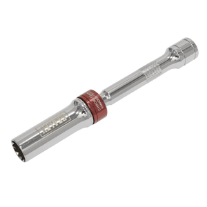Sealey AK6570 Spark Plug Socket with Universal Joint 3/8"Sq Drive 12-Point 150 x 14mm - AK6570 - Sealey Tools UK - Trade Counter Direct