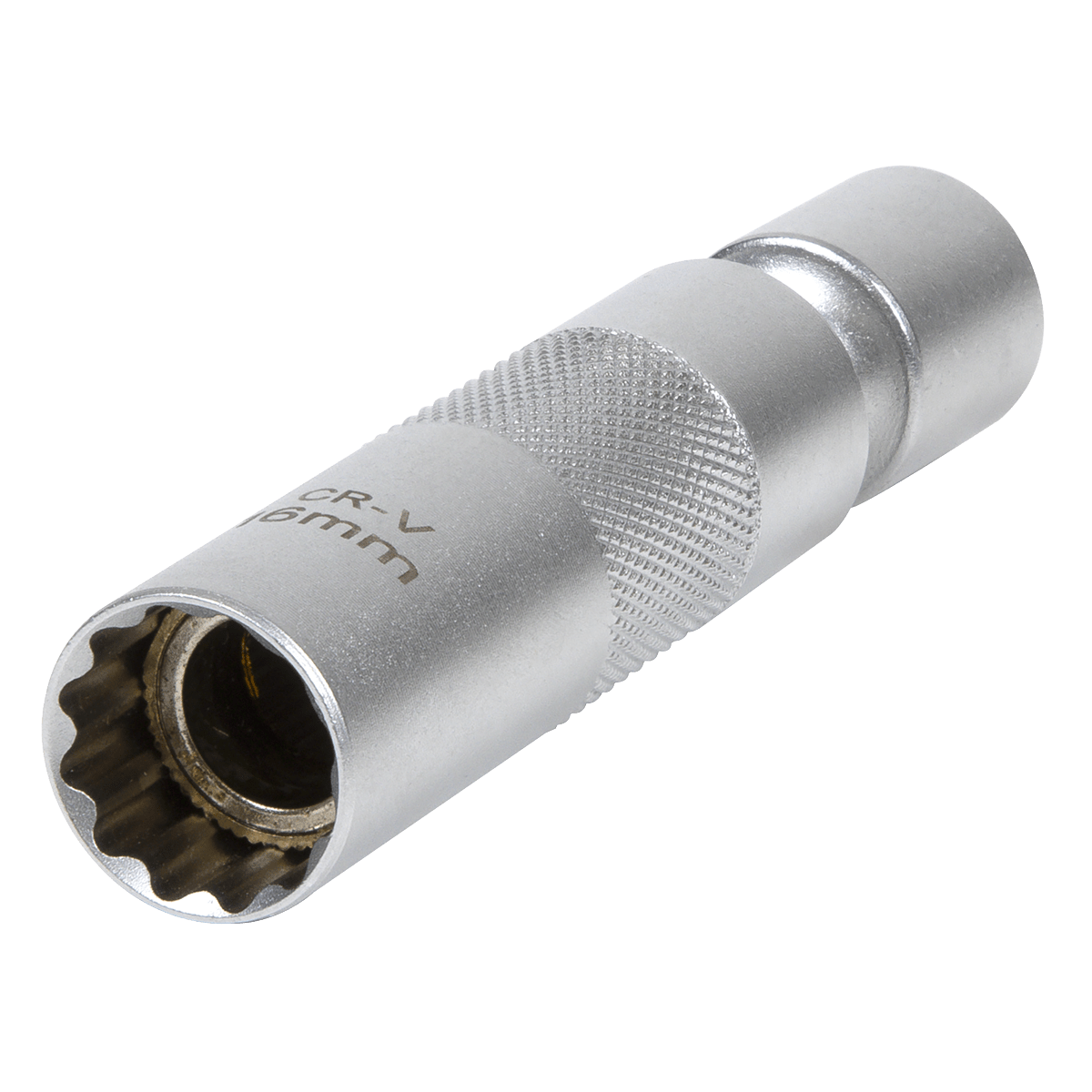 Sealey AK6571 Spark Plug Socket with Universal Joint 3/8"Sq Drive 12-Point 16mm - AK6571 - Sealey Tools UK - Trade Counter Direct