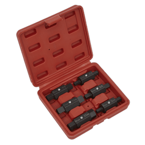 Sealey AK658 Oil Drain Plug Key Set 6pc Double End - AK658 - Sealey Tools UK - Trade Counter Direct