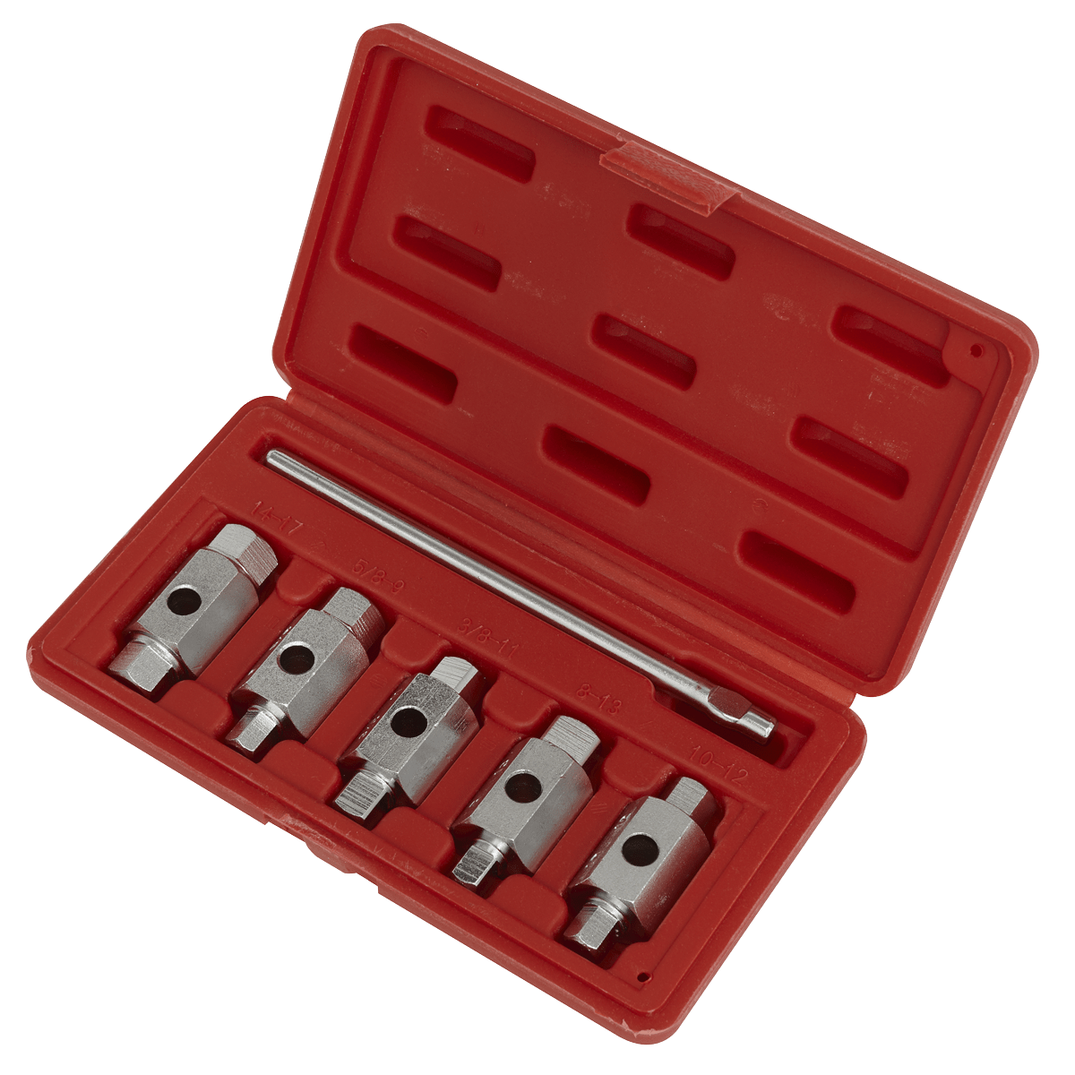 Sealey AK659 Double End Drain Key Set 6pc - AK659 - Sealey Tools UK - Trade Counter Direct