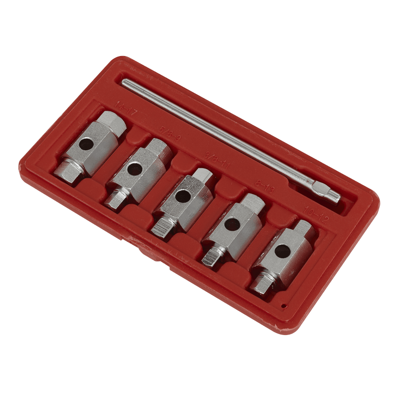 Sealey AK659 Double End Drain Key Set 6pc - AK659 - Sealey Tools UK - Trade Counter Direct