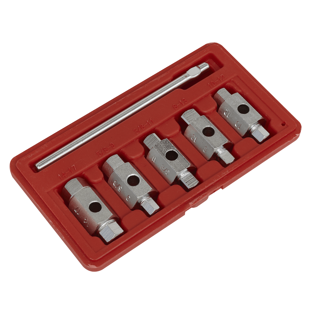 Sealey AK659 Double End Drain Key Set 6pc - AK659 - Sealey Tools UK - Trade Counter Direct