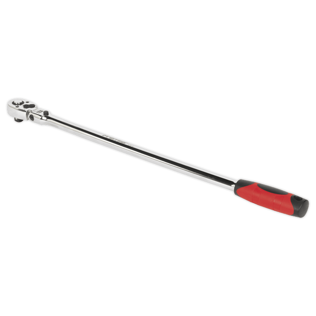 Sealey AK6698 Ratchet Wrench Flexi - Head Extra - Long 600mm 1/2"Sq Drive - AK6698 - Sealey Tools UK - Trade Counter Direct