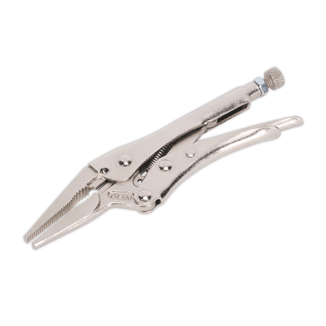 Sealey AK6824 Locking Pliers Long Nose 170mm 0 - 50mm Capacity - AK6824 - Sealey Tools UK - Trade Counter Direct