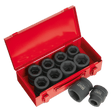 Sealey AK688 Impact Socket Set 10pc 1"Sq Drive Metric/Imperial - AK688 - Sealey Tools UK - Trade Counter Direct