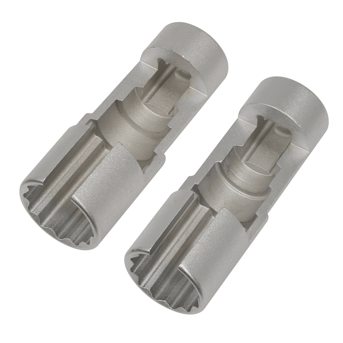 Sealey AK6902 Slim Profile Diesel Piezo Injector Pipe Sockets 3/8"Sq Drive 17 & 18mm 2pc - AK6902 - Sealey Tools UK - Trade Counter Direct