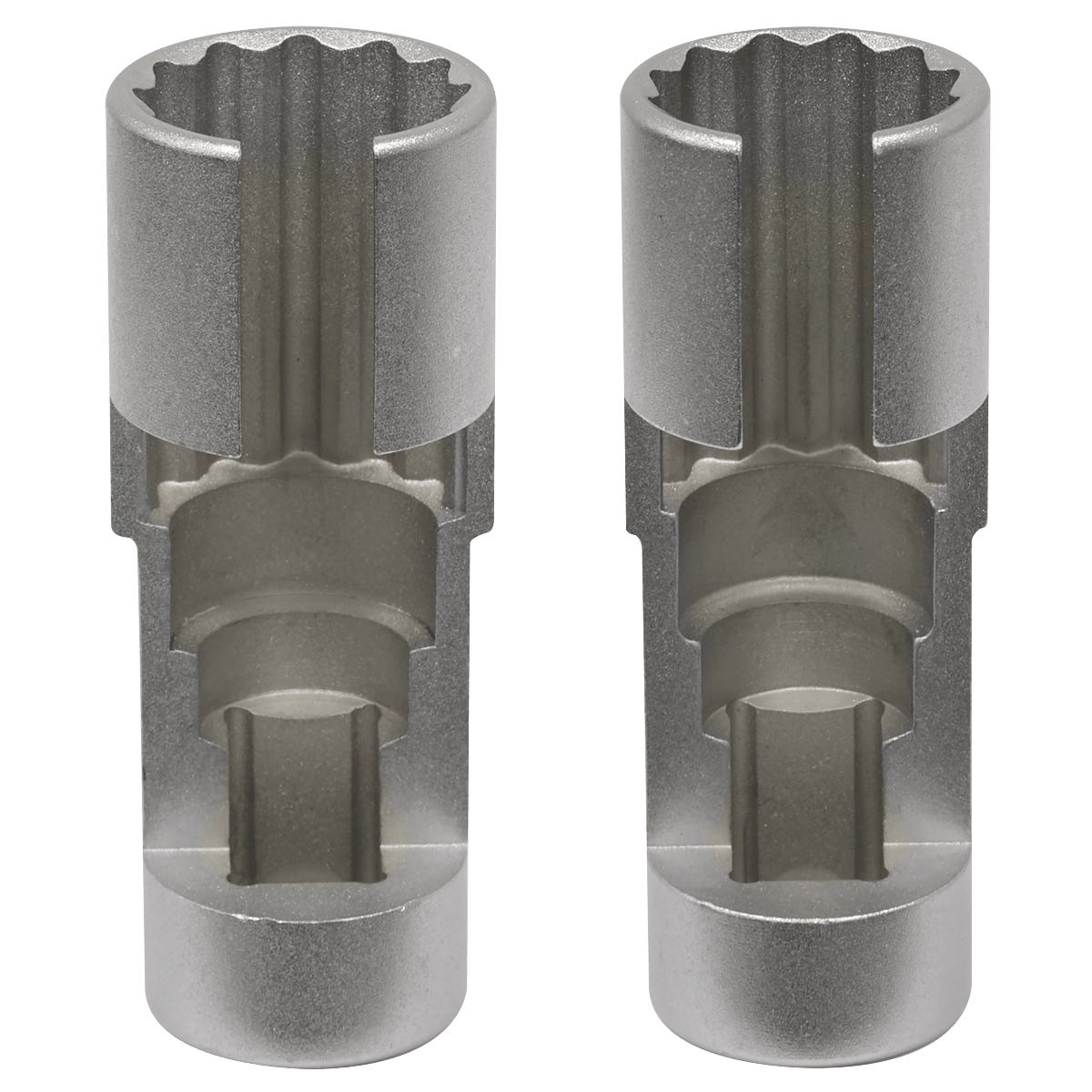 Sealey AK6902 Slim Profile Diesel Piezo Injector Pipe Sockets 3/8"Sq Drive 17 & 18mm 2pc - AK6902 - Sealey Tools UK - Trade Counter Direct