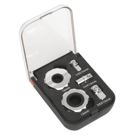 Sealey AK6959 Palm Ratchet Set 5pc 1/4" & 3/8"Sq Drive - AK6959 - Sealey Tools UK - Trade Counter Direct