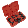 Sealey AK6985 Injector Pipe Socket Set 3/8"Sq Drive 9pc - AK6985 - Sealey Tools UK - Trade Counter Direct