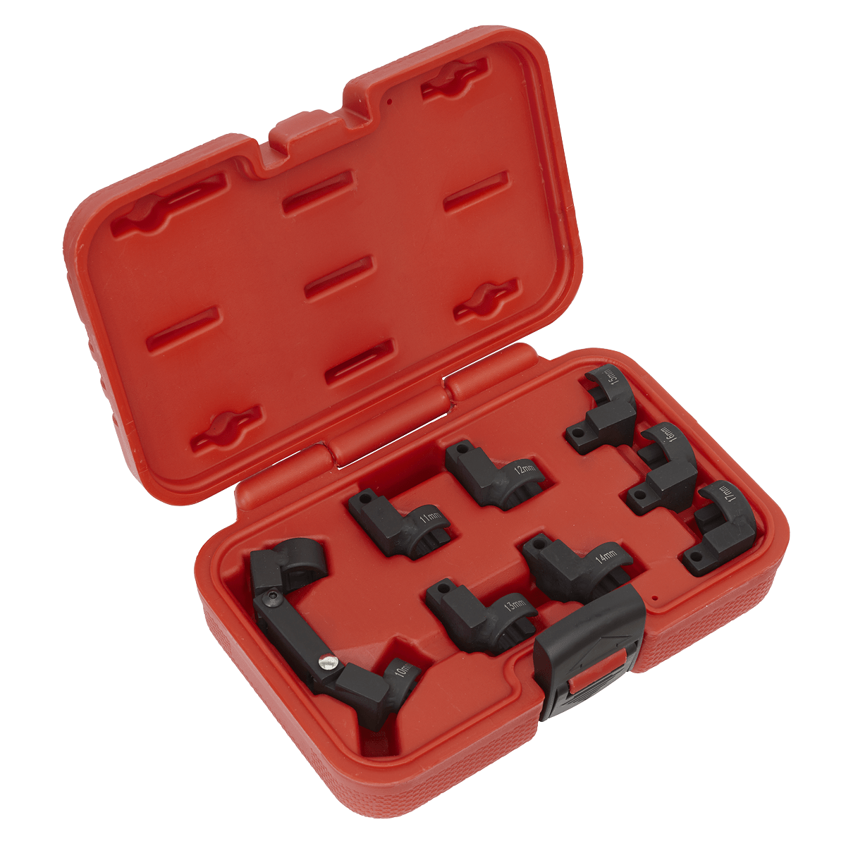 Sealey AK6985 Injector Pipe Socket Set 3/8"Sq Drive 9pc - AK6985 - Sealey Tools UK - Trade Counter Direct