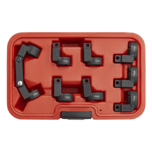 Sealey AK6985 Injector Pipe Socket Set 3/8"Sq Drive 9pc - AK6985 - Sealey Tools UK - Trade Counter Direct