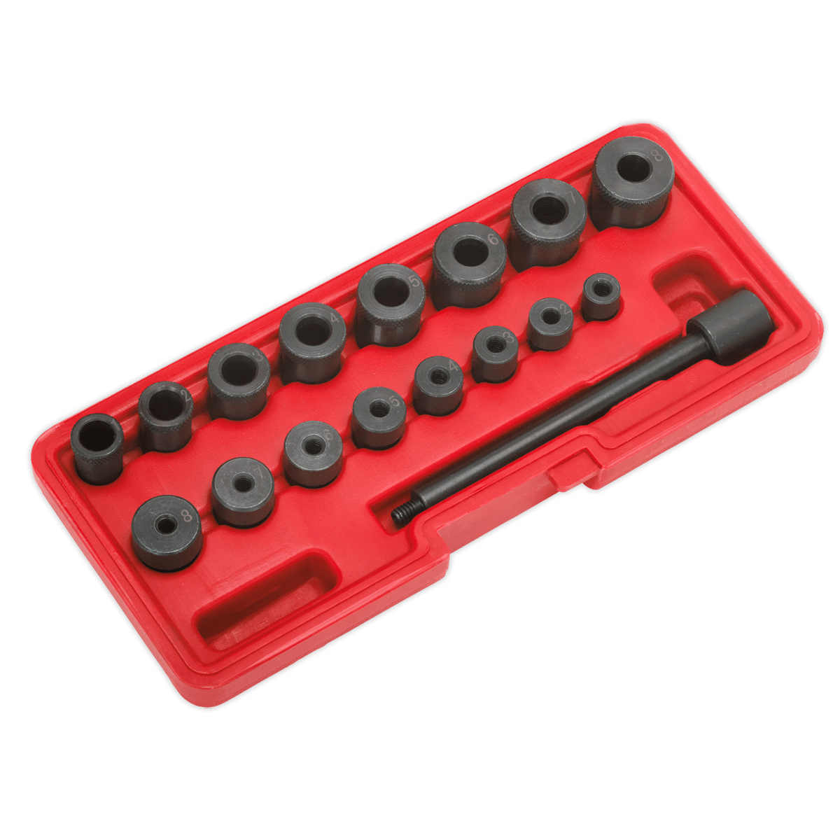 Sealey AK710 Universal Clutch Aligning Tool Set 17pc - AK710 - Sealey Tools UK - Trade Counter Direct