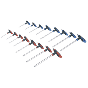 Sealey AK7147 T - Handle TRX - Star* & Hex Key Set 16pc - AK7147 - Sealey Tools UK - Trade Counter Direct