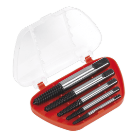 Sealey AK722 Screw Extractor Set 5pc Helix Type - AK722 - Sealey Tools UK - Trade Counter Direct