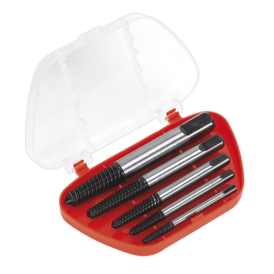 Sealey AK722 Screw Extractor Set 5pc Helix Type - AK722 - Sealey Tools UK - Trade Counter Direct